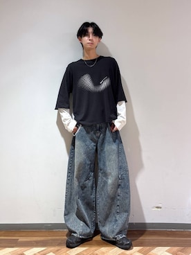 「RAGEBLUE（レイジブルー）のアイテム（アクセサリー）」を使った、りょーやさん（メンズ・180cm）の秋コーディネート