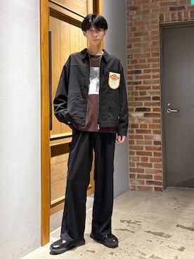 「アイテム（ローファー）」を使った、りょーやさん（メンズ・180cm）の秋コーディネート