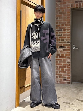 「アイテム（ブルゾン）」を使った、りょーやさん（メンズ・180cm）の秋コーディネート