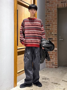 「RAGEBLUE（レイジブルー）のアイテム（アクセサリー）」を使った、りょーやさん（メンズ・180cm）の秋コーディネート