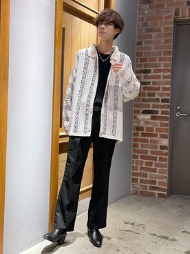 りょーやさん（メンズ・180cm）の冬コーディネート
