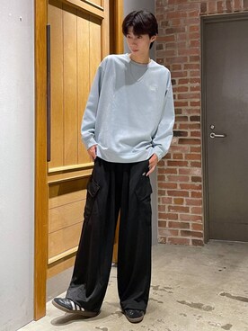 「アイテム（スウェット）」を使った、りょーやさん（メンズ・180cm・20代）の秋コーディネート