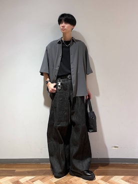 りょーやさん（メンズ・180cm）の春コーディネート