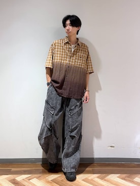 「RAGEBLUE（レイジブルー）のアイテム」を使った、りょーやさん（メンズ・180cm）の夏コーディネート