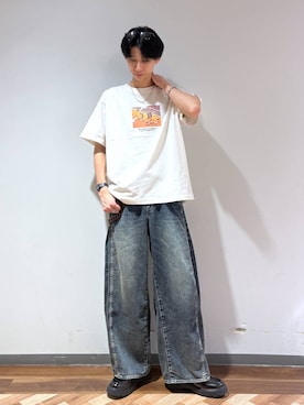 りょーやさん（メンズ・180cm）の春コーディネート