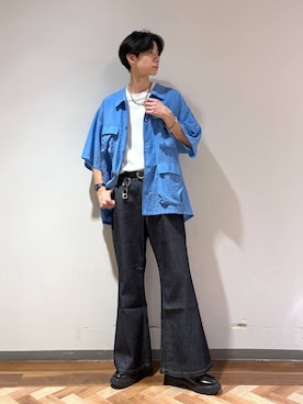 りょーやさん（メンズ・180cm）の春コーディネート