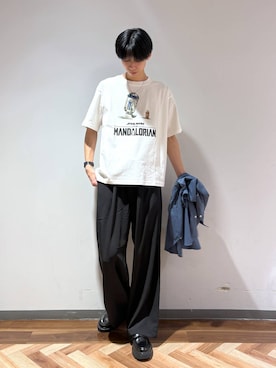 「RAGEBLUE（レイジブルー）のアイテム（トップス）」を使った、りょーやさん（メンズ・180cm）の春コーディネート