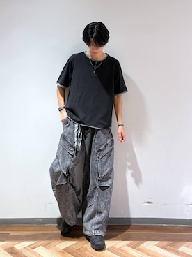 「RAGEBLUE（レイジブルー）のアイテム」を使った、りょーやさん（メンズ・180cm）の夏コーディネート