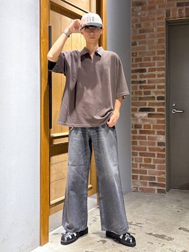 「アイテム（キャップ）」を使った、りょーやさん（メンズ・180cm・20代）の夏コーディネート