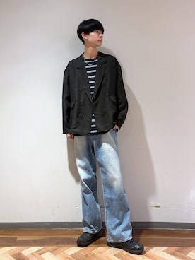 りょーやさん(メンズ・180cm)の春コーディネート