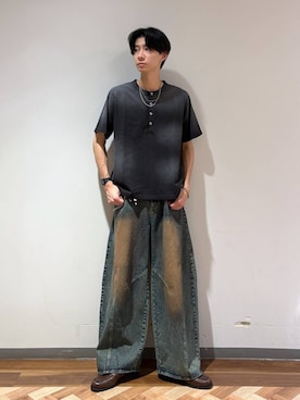 「RAGEBLUE（レイジブルー）のアイテム」を使った、りょーやさん（メンズ・180cm）の夏コーディネート