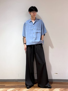 「RAGEBLUE（レイジブルー）のアイテム」を使った、りょーやさん（メンズ・180cm）の夏コーディネート