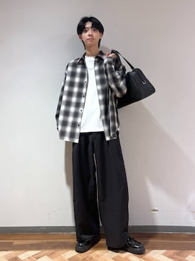 りょーやさん（メンズ・180cm）の春コーディネート