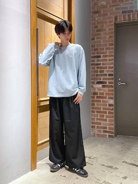 「アイテム（スウェット）」を使った、りょーやさん（メンズ・180cm・20代）の秋コーディネート