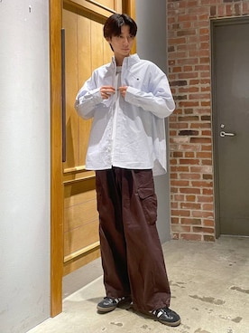 「POLO BCS（ポロ ビーシーエス）のアイテム」を使った、りょーやさん（メンズ・180cm）の秋コーディネート