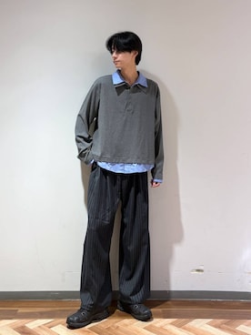 「RAGEBLUE（レイジブルー）のアイテム」を使った、りょーやさん（メンズ・180cm）の秋コーディネート