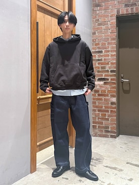 りょーやさん（メンズ・180cm）の冬コーディネート
