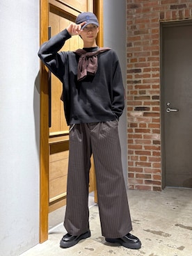 「アイテム（ドレスシューズ）」を使った、りょーやさん（メンズ・180cm・20代）の秋コーディネート
