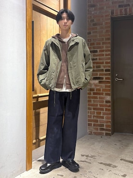 りょーやさん（メンズ・180cm）の冬コーディネート