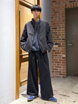 「アイテム（スウェット）」を使った、りょーやさん（メンズ・180cm・20代）の秋コーディネート