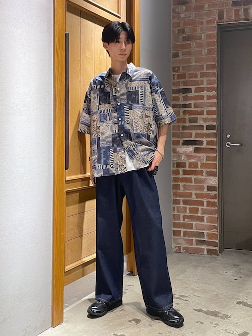 ヴィンテージライク/ケミカル加工オーバーサイズTシャツ