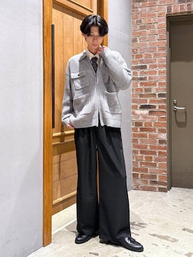 りょーやさん（メンズ・180cm）の冬コーディネート