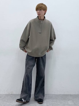 「アイテム（スウェット）」を使った、りょーやさん（メンズ・180cm・20代）の春コーディネート