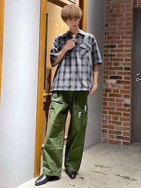 りょーやさん（メンズ・180cm）の春コーディネート