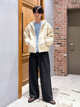 りょーやさん（メンズ・180cm）の冬コーディネート