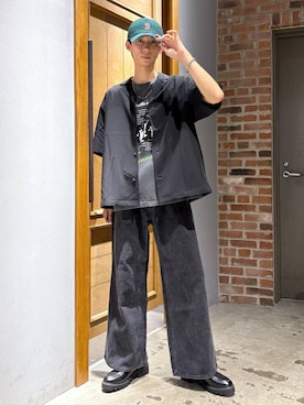 「アイテム（ドレスシューズ）」を使った、りょーやさん（メンズ・180cm・20代）の夏コーディネート