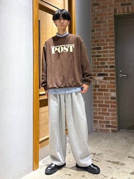 「RAGEBLUE（レイジブルー）のアイテム（パンツ）」を使った、りょーやさん（メンズ・180cm）の秋コーディネート