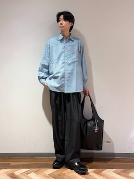 「RAGEBLUE（レイジブルー）のアイテム（バッグ）」を使った、りょーやさん（メンズ・180cm）の春コーディネート