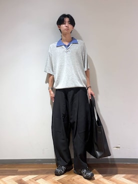 「RAGEBLUE（レイジブルー）のアイテム」を使った、りょーやさん（メンズ・180cm）の夏コーディネート