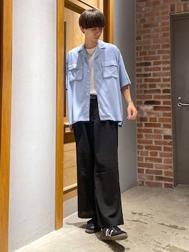「高見え」｜りょーやさん（メンズ・180cm）の夏コーディネート