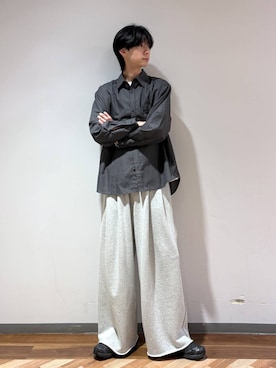 「RAGEBLUE（レイジブルー）のアイテム（トップス）」を使った、りょーやさん（メンズ・180cm）の春コーディネート