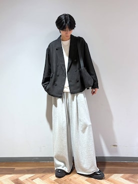 「RAGEBLUE（レイジブルー）のアイテム（トップス）」を使った、りょーやさん（メンズ・180cm）の春コーディネート