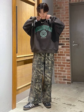 「アイテム（スウェット）」を使った、りょーやさん（メンズ・180cm・20代）の秋コーディネート