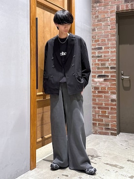 りょーやさん(メンズ・180cm)の春コーディネート