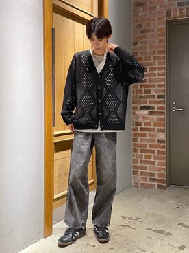 「アイテム（スウェット）」を使った、りょーやさん（メンズ・180cm・20代）の秋コーディネート