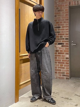「アイテム（スウェット）」を使った、りょーやさん（メンズ・180cm・20代）の秋コーディネート