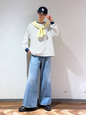 りょーやさん（メンズ・180cm）の春コーディネート
