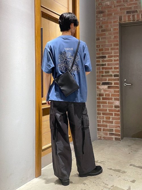 Diesel 1DR レザーショルダーバッグ | ブルー | FARFETCH JP