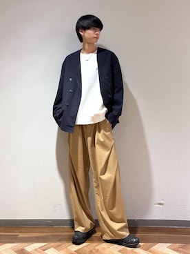 りょーやさん（メンズ・180cm）の春コーディネート