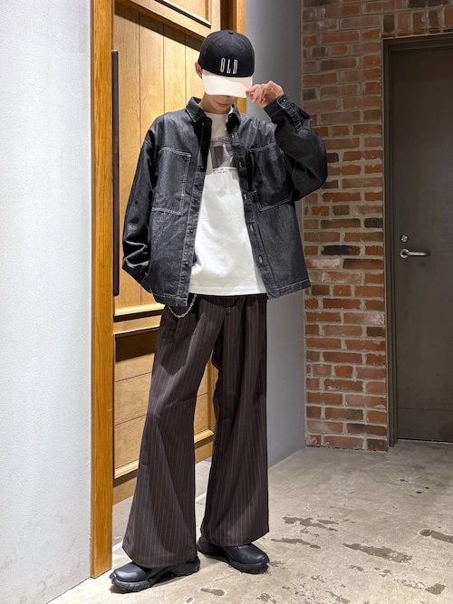 セール】【BREEZY DENIM】ステッチデニムシャツ【セットアップ対応