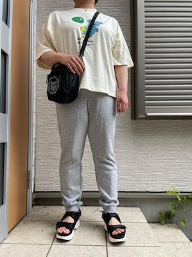 「ゴリラ女子」｜あんちゃんさん（レディース・170cm）の夏コーディネート