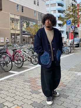 Hinata  Itoさん（メンズ・155cm）の冬コーディネート