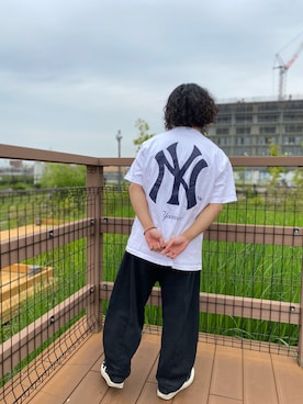 「NY」｜Hinata  Itoさん（メンズ・155cm）の夏コーディネート