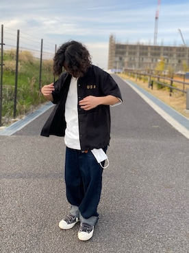 Hinata Itoさん(メンズ・155cm)の春コーディネート