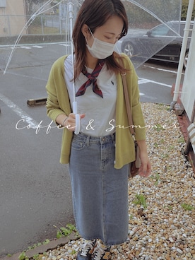 「KATHARINE ROSS（キャサリンロス）のアイテム（財布/小物）」を使った、ちょこちっぷ。さん（レディース・155cm）の秋コーディネート