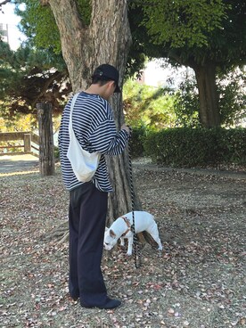 「BeAMS DOT（ビームスドット）のアイテム」を使った、Shoya Otaさん（メンズ・175cm）の秋コーディネート